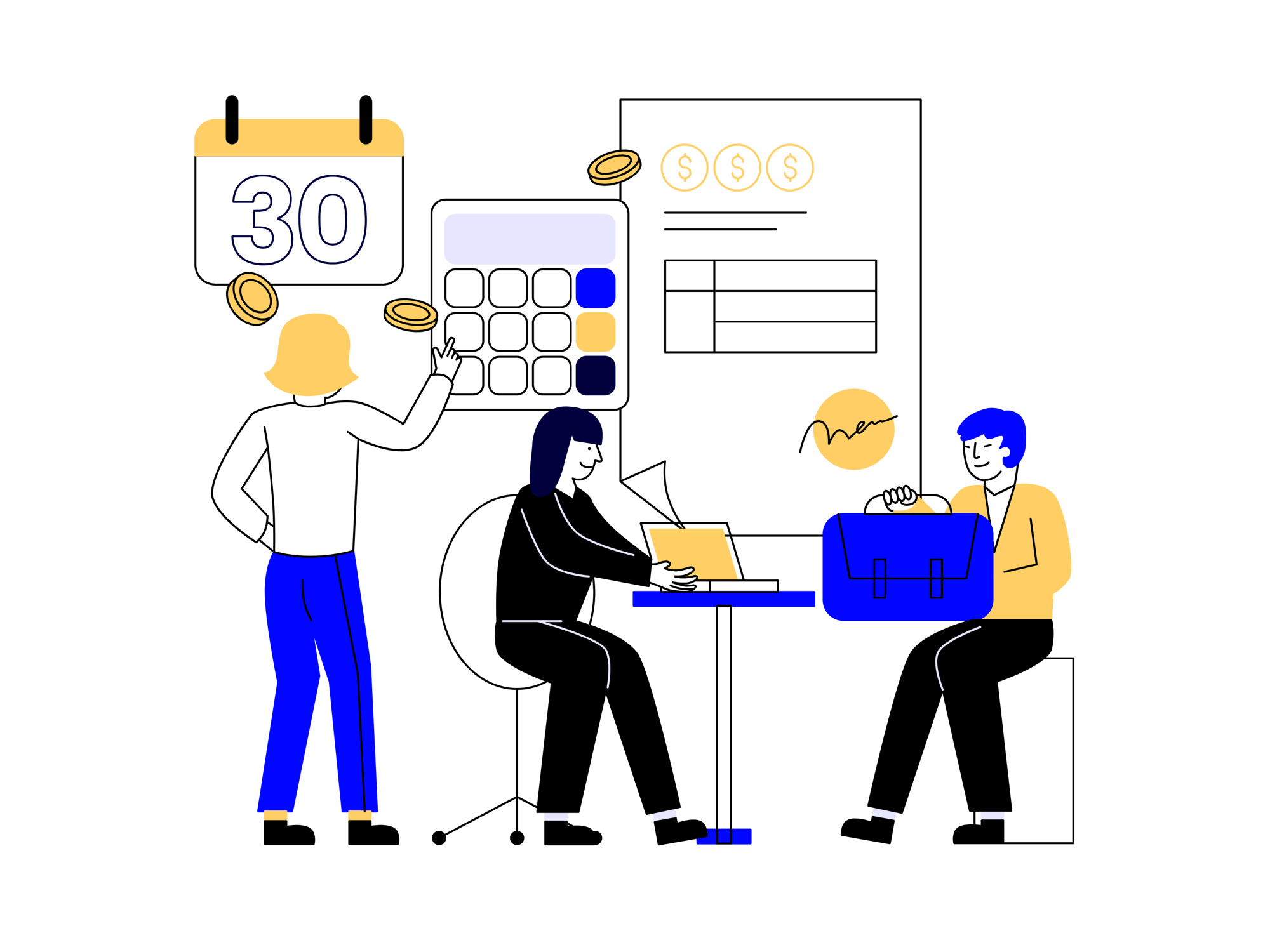 Fairly Staffing Clinic App Illustration (8)
